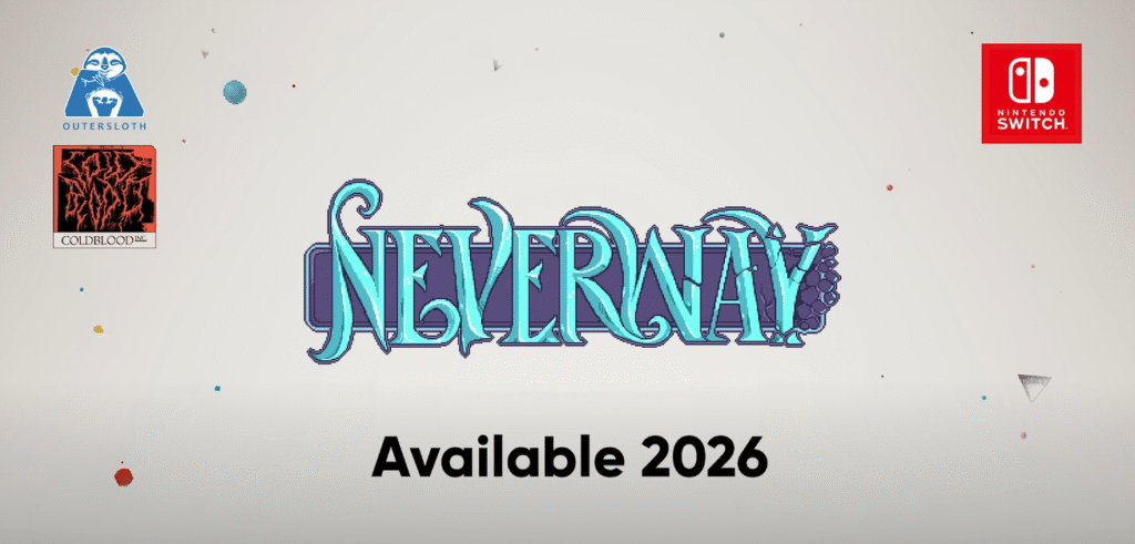 Neverway Shines at Indie World Showcase 2025 with Mysterious Trailer and Confirmed Release 1 Discover Neverway, a dark life-sim RPG featured at Indie World Showcase 2025. Explore a mysterious island, engage in farming, crafting, and real-time combat. Developed by Coldblood Inc. with pixel art by a Celeste artist and music by Disasterpeace. Coming to Nintendo Switch in 2026.