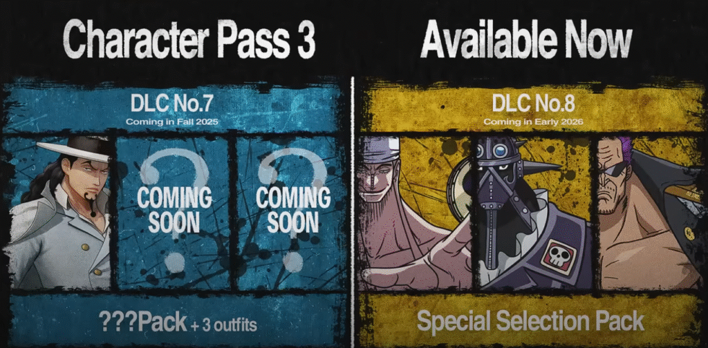 One Piece Pirate Warriors 4 – Character Pass 3: Official Trailer, New Characters, and Release Date 1 Discover everything about One Piece: Pirate Warriors 4 – Character Pass 3: official trailer, new characters like Rob Lucci (CP0), Enel, King, and Z, plus Shanks’ exclusive Kamusari skill. Launches August 11, 2025.