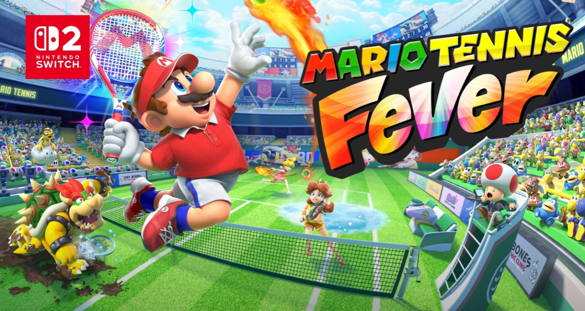 Nintendo 8 Descubra Mario Tennis Fever, o novo jogo da Nintendo para Switch 2! Personagens clássicos, modos inéditos e Fever Rackets chegam em fevereiro de 2026.