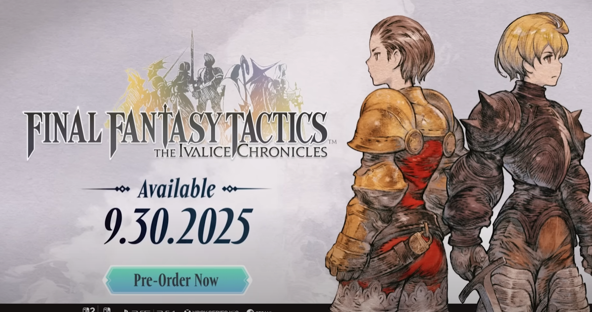 Games 11 A Square Enix divulgou 22 minutos de gameplay em 4K de Final Fantasy Tactics: The Ivalice Chronicles, destacando os modos Enhanced e Classic. O jogo chega em 30 de setembro de 2025 para PS5, Xbox Series, Switch e PC, trazendo gráficos modernizados e a nostalgia do clássico RPG tático.