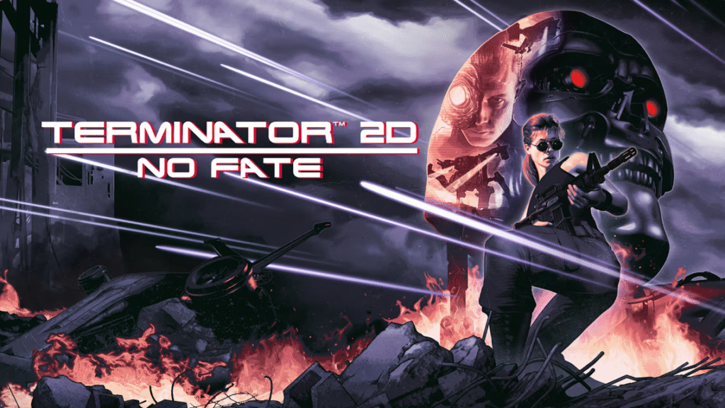 Terminator 2D: NO FATE sofre novo adiamento; trailer “No Fate Decision” reforça escolhas no jogo 1 O trailer “No Fate Decision” de Terminator 2D: NO FATE revela novas escolhas que mudarão o destino da humanidade. O jogo retrô inspirado em O Exterminador do Futuro 2 teve seu lançamento adiado para 26 de novembro de 2025, segundo a Reef Entertainment. Saiba tudo sobre o atraso, as plataformas e o impacto para fãs no Brasil.