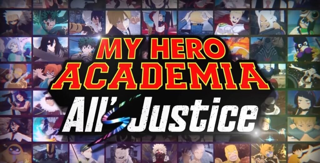 My Hero Academia: All’s Justice ganha trailer oficial com elenco completo de personagens, batalhas 3v3 e foco na Guerra Final.