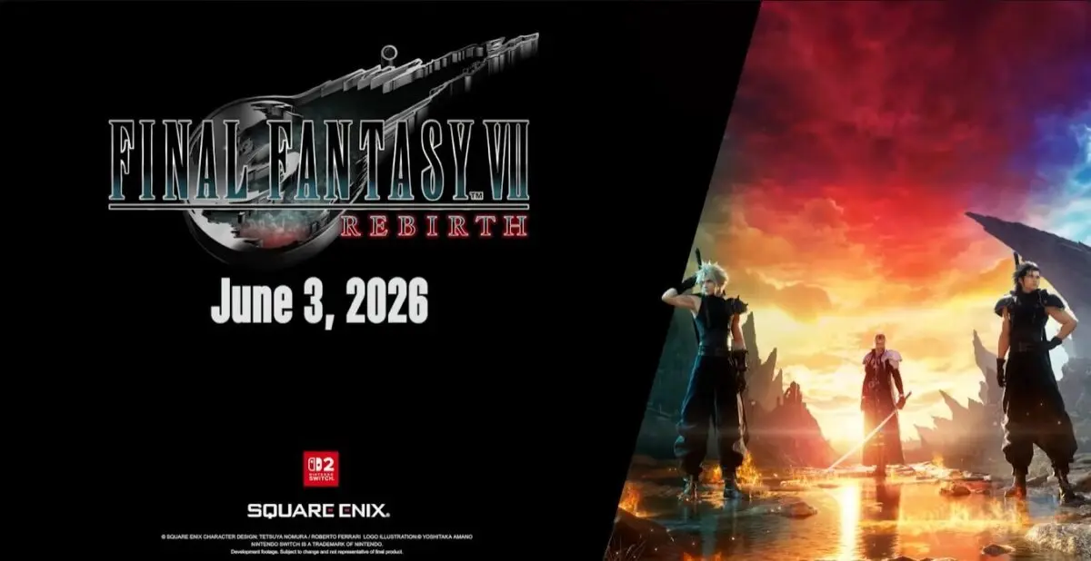 Final Fantasy VII Rebirth é destaque no Nintendo Direct, com novidades, data de lançamento e detalhes da chegada ao Nintendo Switch 2.