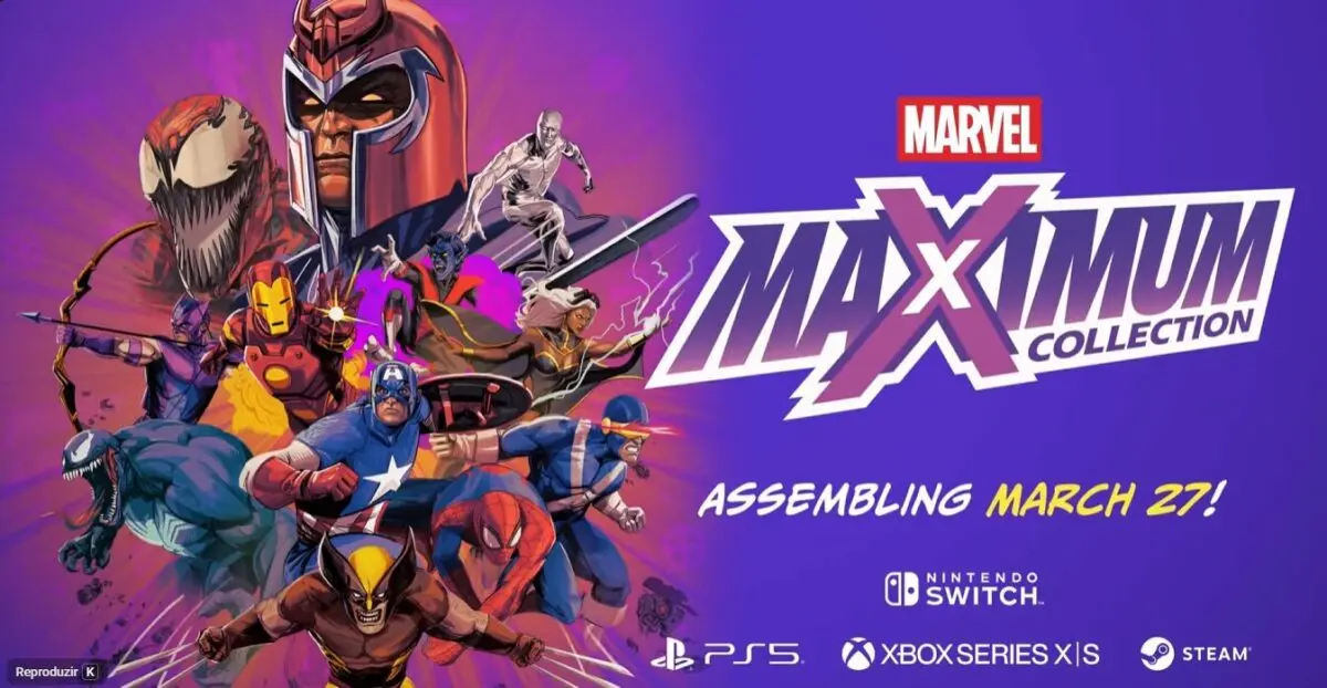 Marvel MaXimum Collection ganha trailer oficial e promete trazer clássicos dos jogos da Marvel como X-Men: The Arcade Game, Maximum Carnage e outros para PC e consoles modernos.